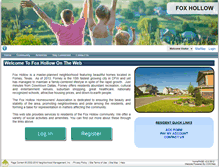 Tablet Screenshot of foxhollowhoa.org